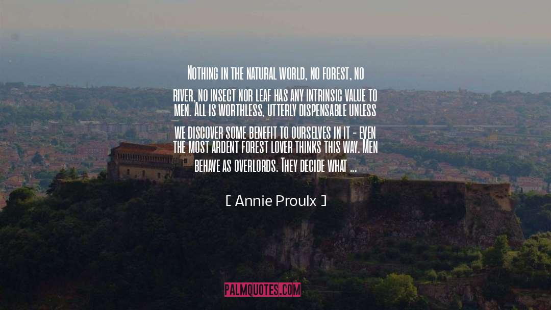 Intrinsic Value quotes by Annie Proulx