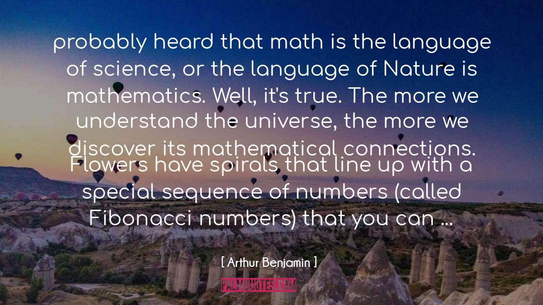 Introducer Of The Math quotes by Arthur Benjamin
