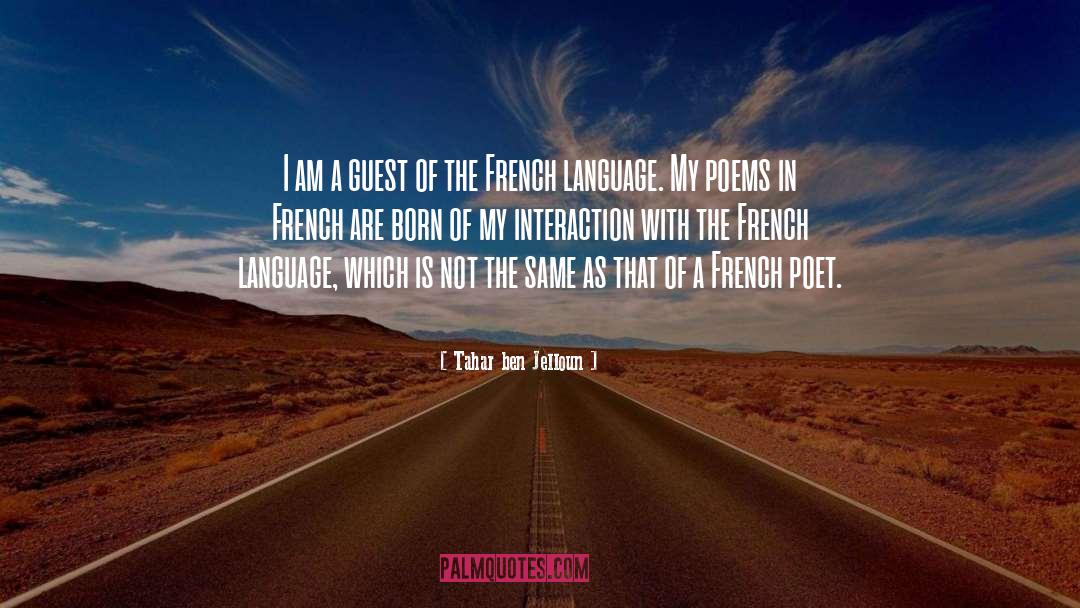 Introducing Chief Guest quotes by Tahar Ben Jelloun