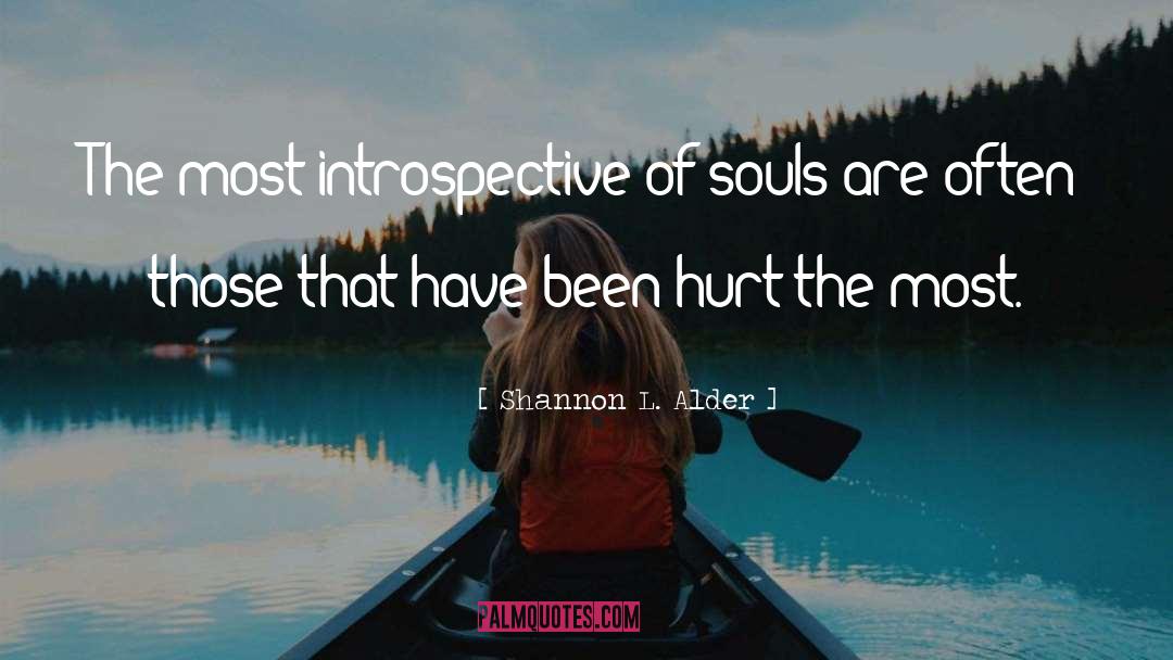 Introspective Emotions quotes by Shannon L. Alder