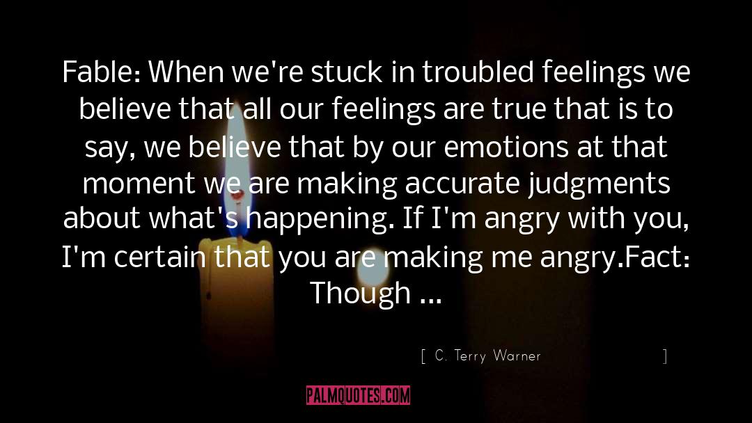 Introspective Emotions quotes by C. Terry Warner