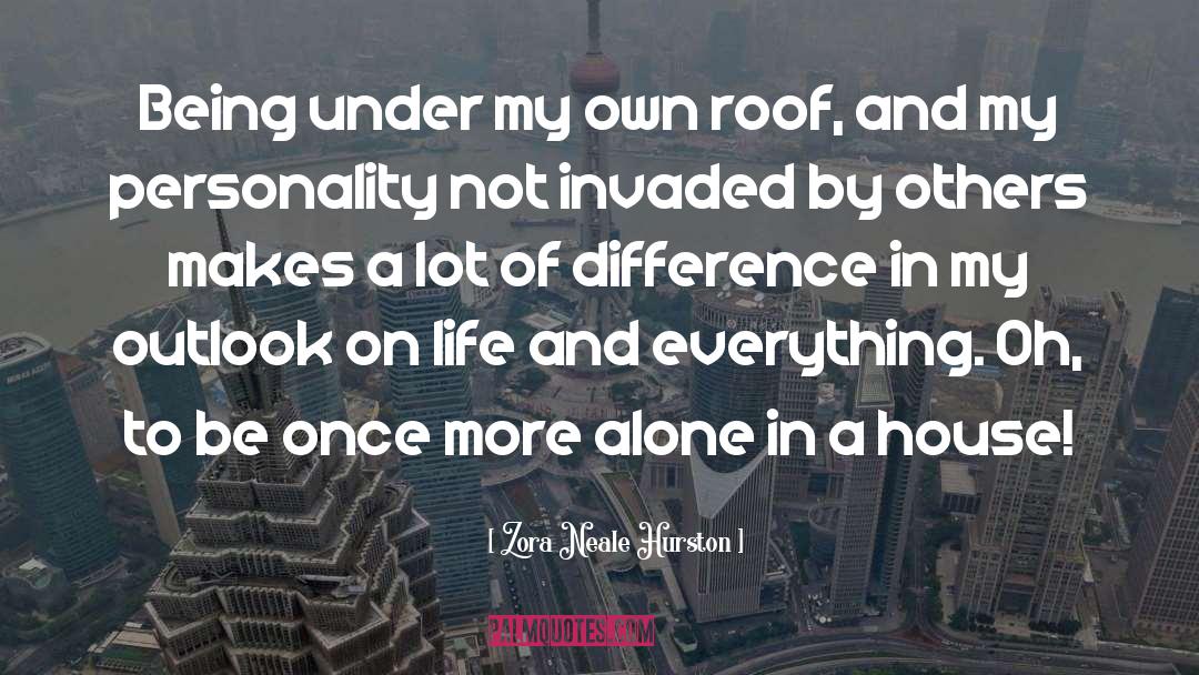 Introversion quotes by Zora Neale Hurston