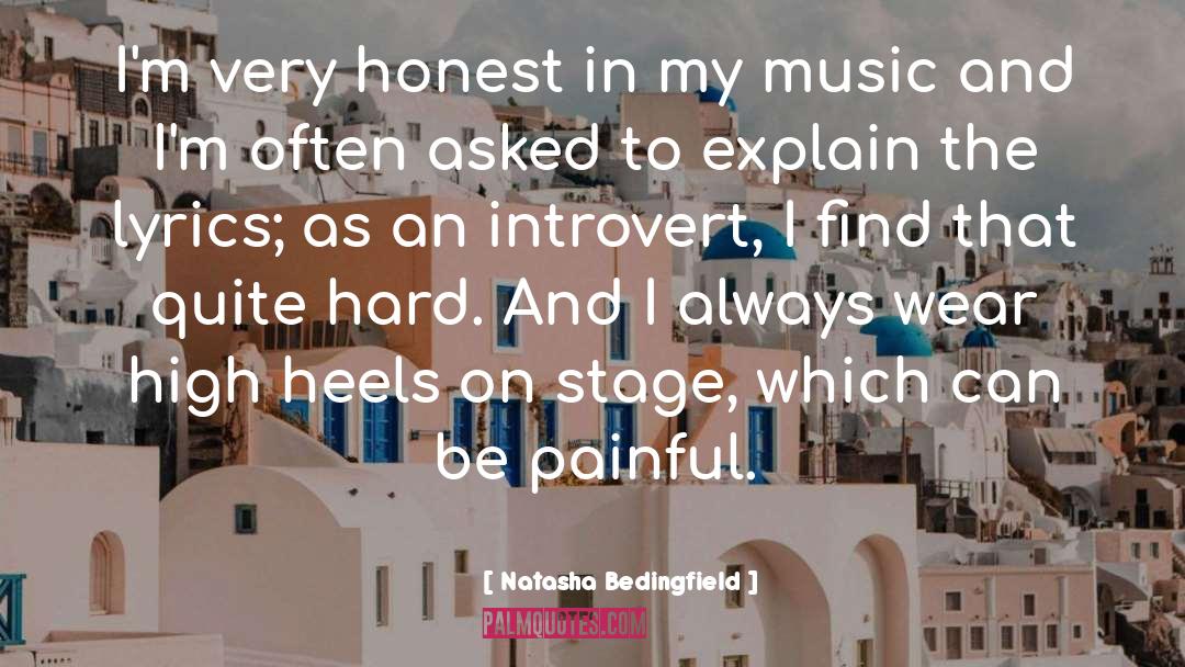 Introvert quotes by Natasha Bedingfield