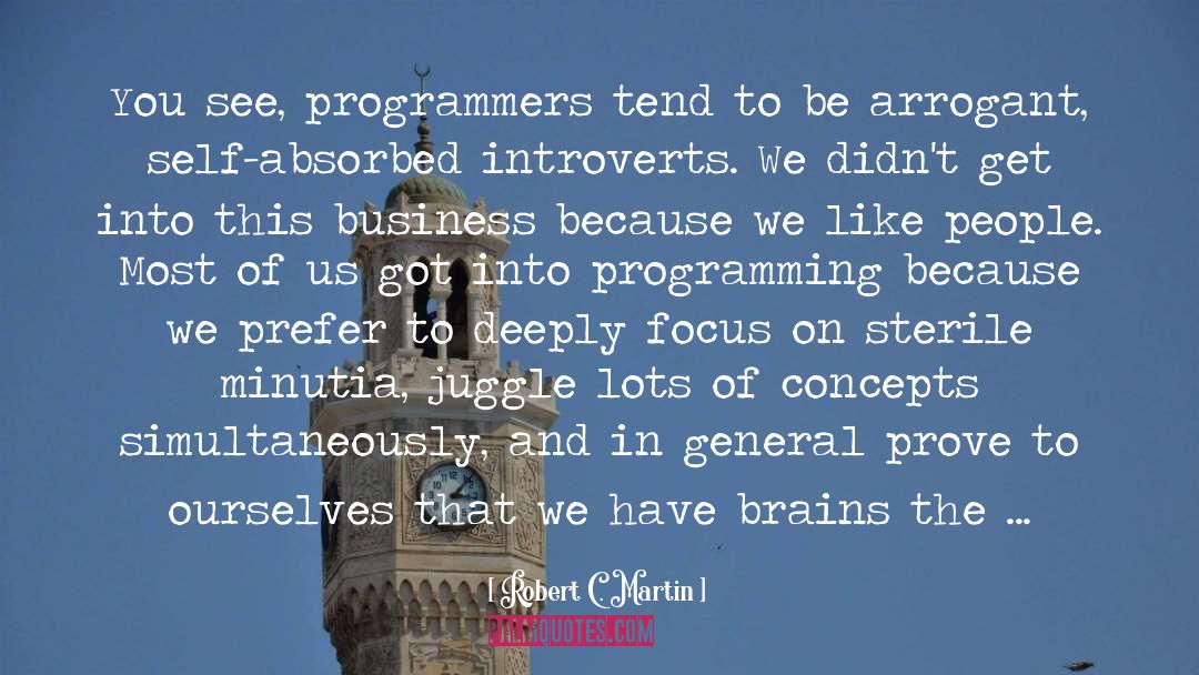 Introverts quotes by Robert C. Martin