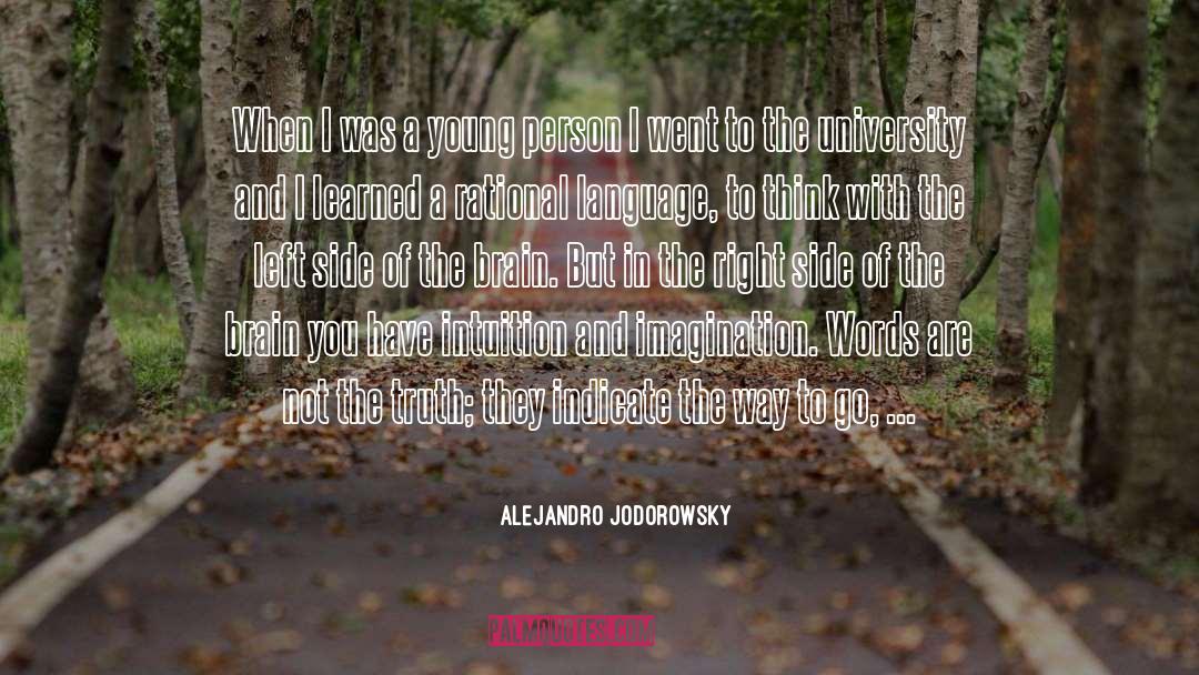Intuition And Imagination quotes by Alejandro Jodorowsky