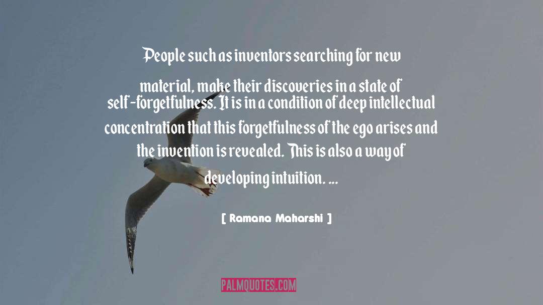 Intuition quotes by Ramana Maharshi
