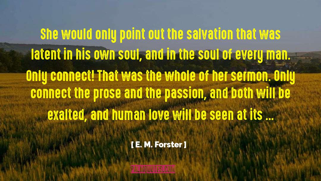 Intuition Soul quotes by E. M. Forster