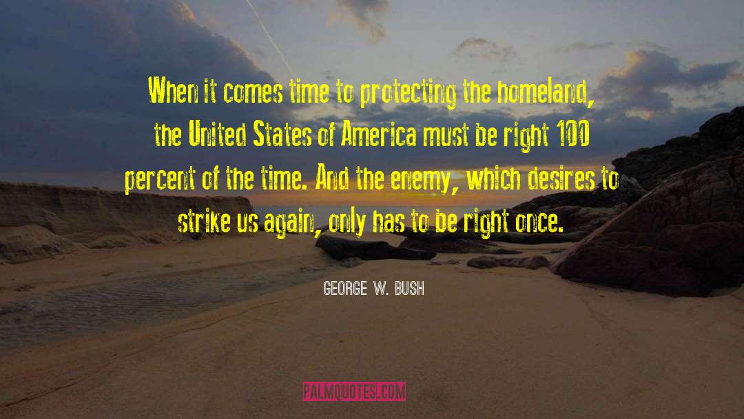 Intuitive Desires quotes by George W. Bush