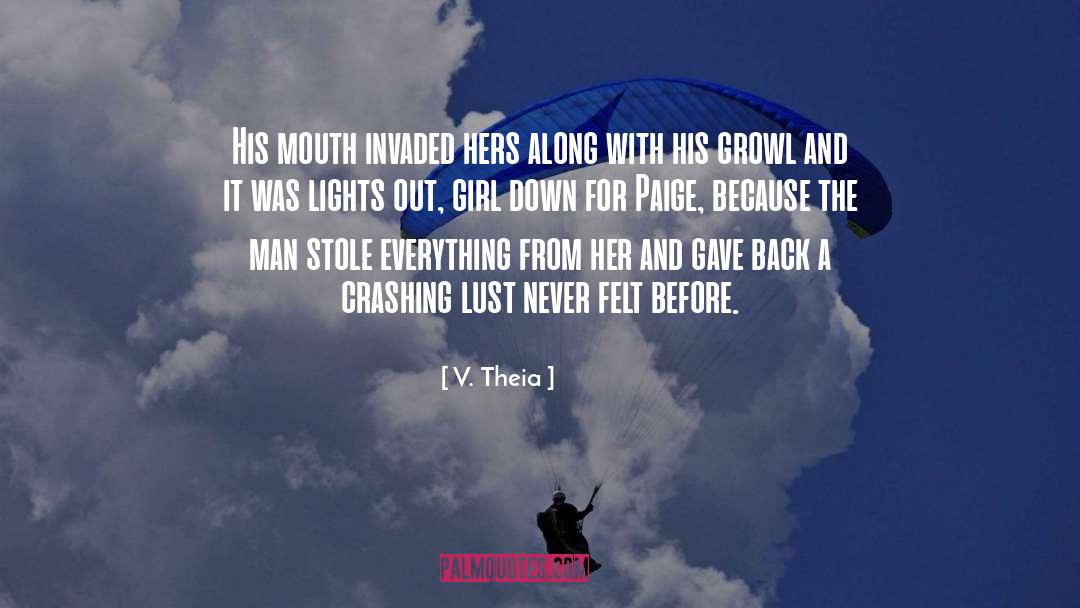 Invaded quotes by V. Theia