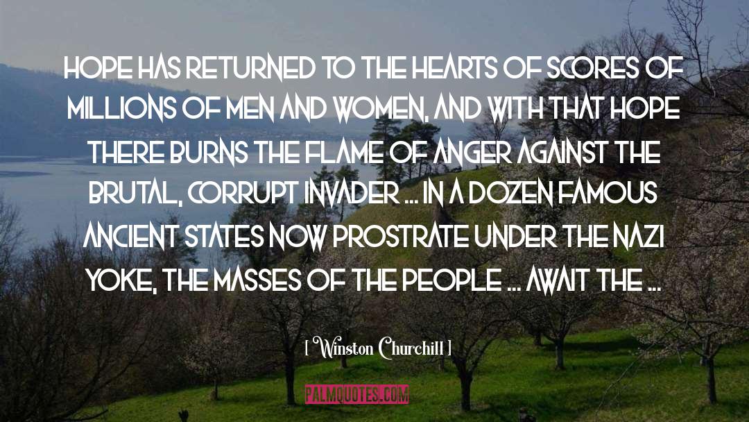 Invader quotes by Winston Churchill