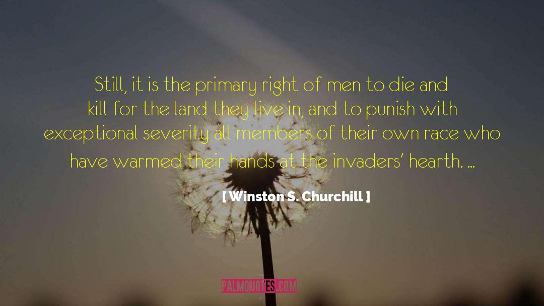 Invaders quotes by Winston S. Churchill