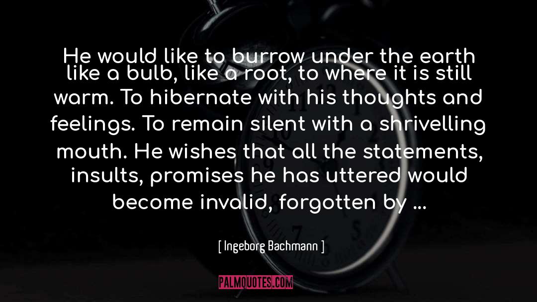Invalid quotes by Ingeborg Bachmann
