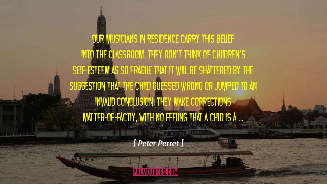 Invalid quotes by Peter Perret