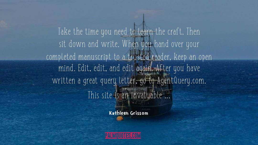 Invaluable quotes by Kathleen Grissom