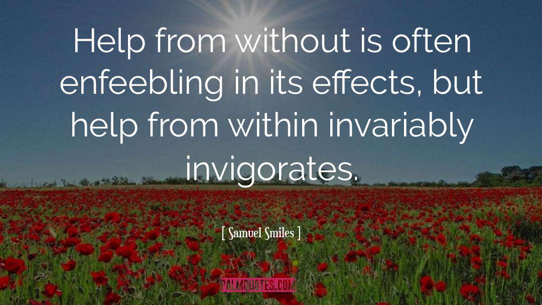 Invariably quotes by Samuel Smiles