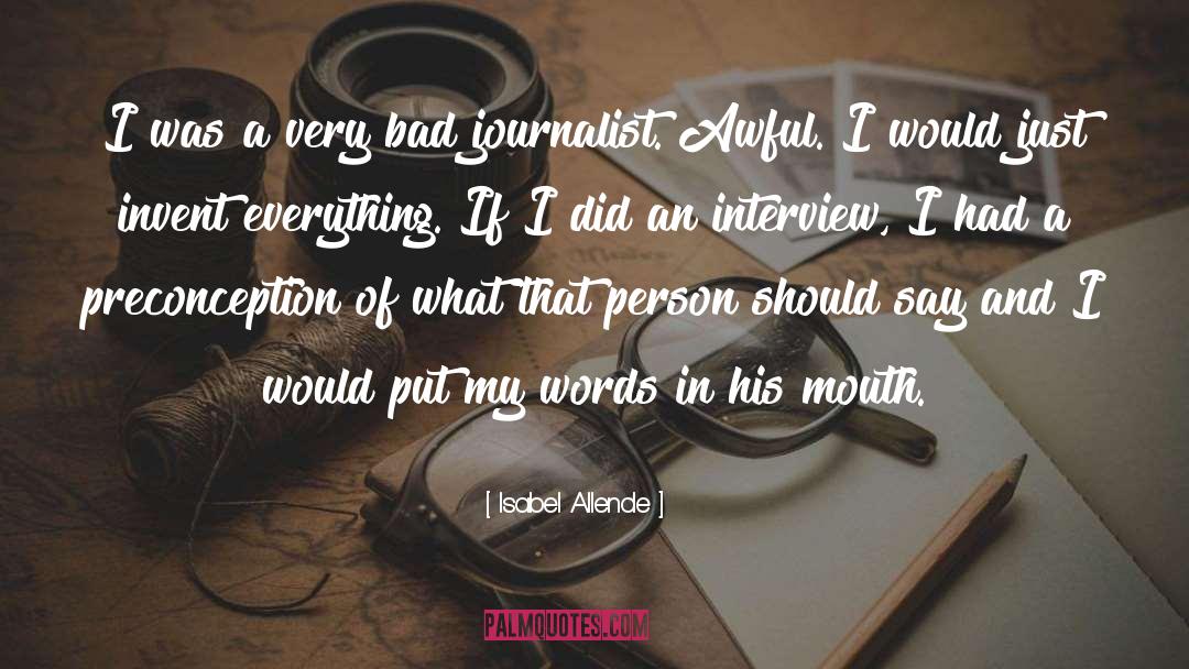 Invent quotes by Isabel Allende