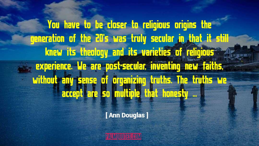Inventing quotes by Ann Douglas