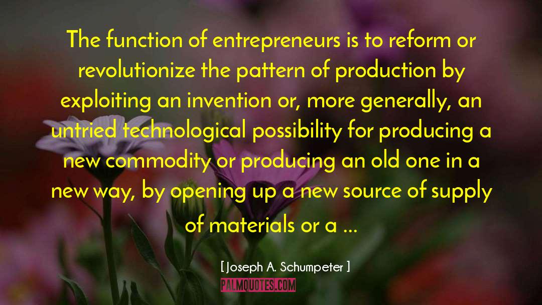 Invention Of Golf quotes by Joseph A. Schumpeter