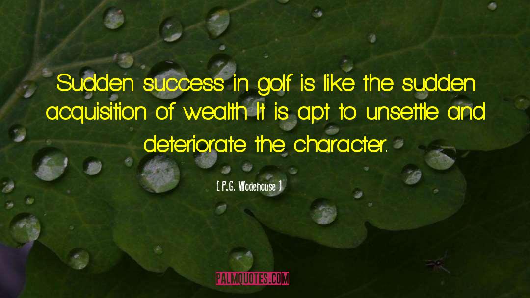 Invention Of Golf quotes by P.G. Wodehouse