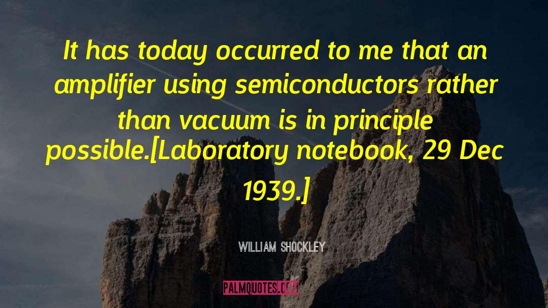 Invention quotes by William Shockley