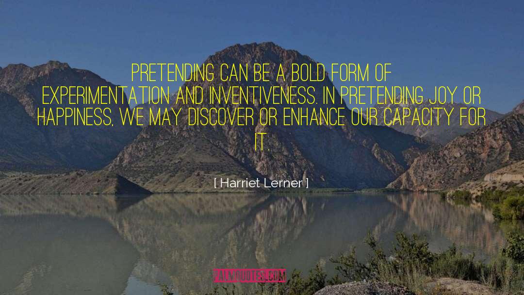 Inventiveness quotes by Harriet Lerner