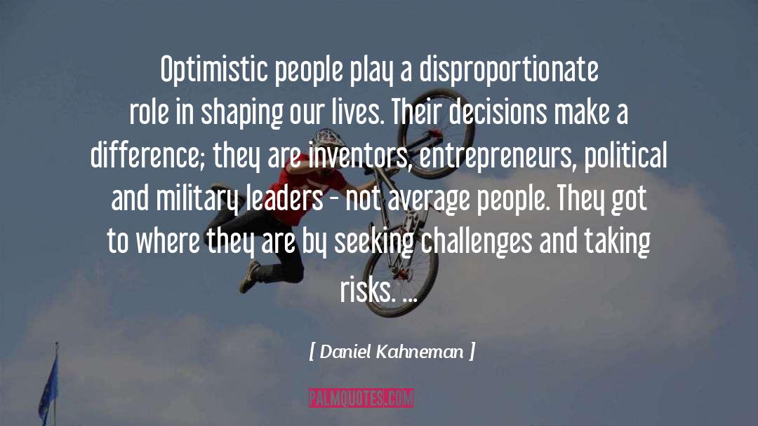 Inventors quotes by Daniel Kahneman