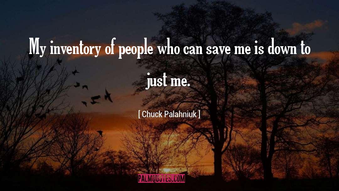 Inventory quotes by Chuck Palahniuk