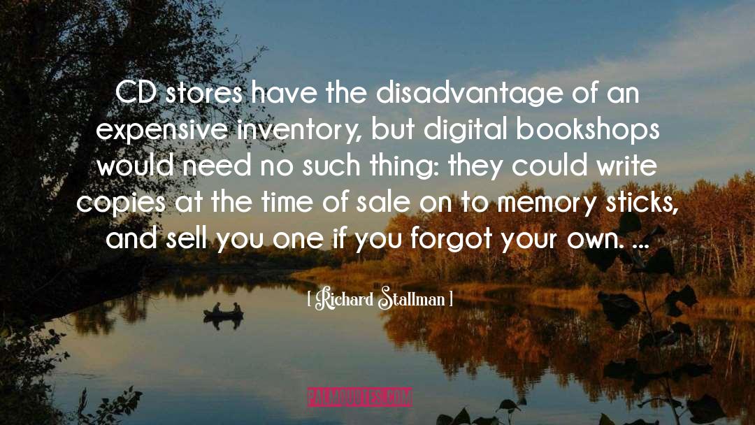 Inventory quotes by Richard Stallman