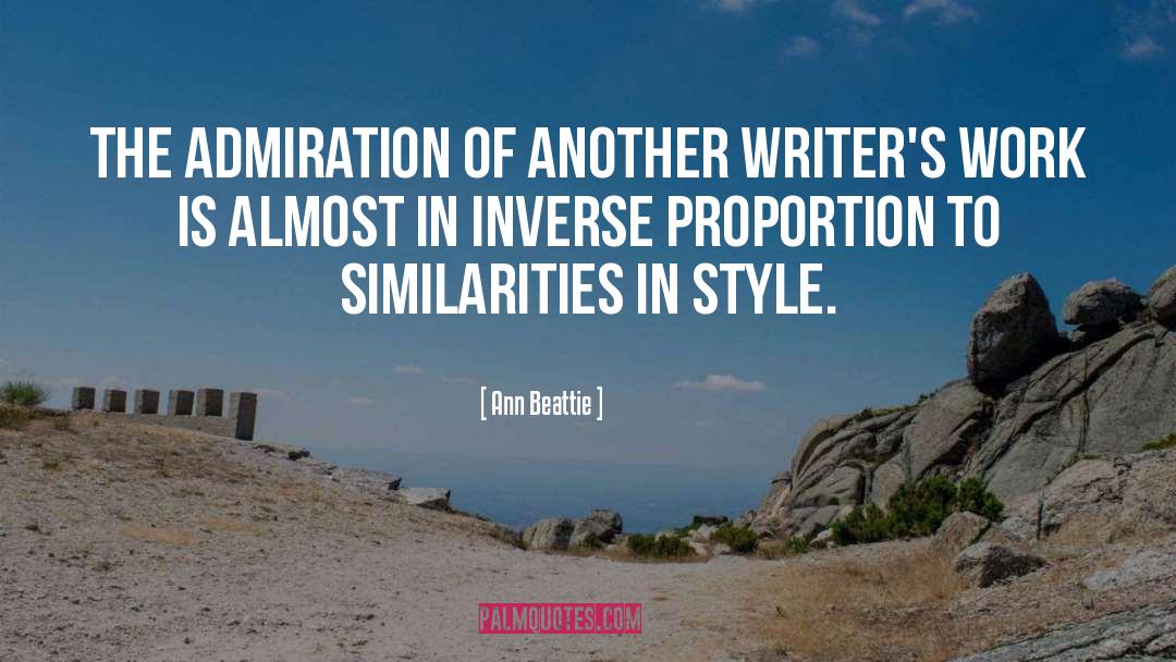 Inverse quotes by Ann Beattie