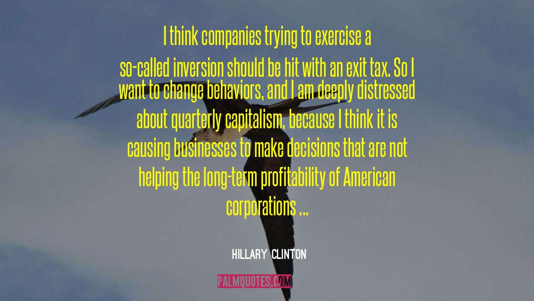 Inversion quotes by Hillary Clinton