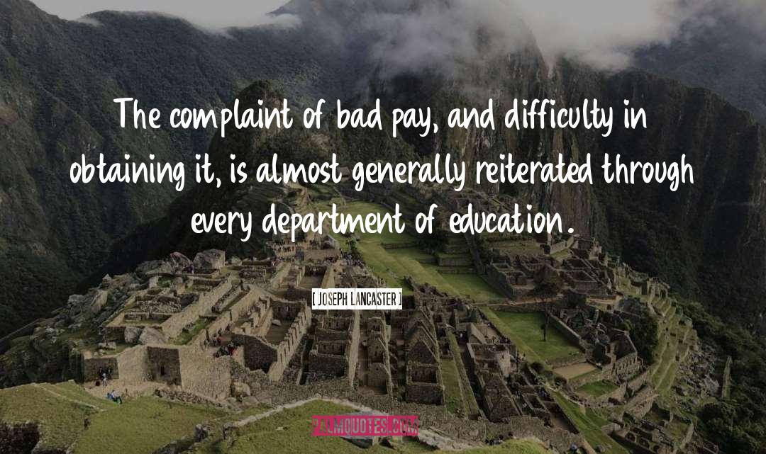 Invest In Education quotes by Joseph Lancaster