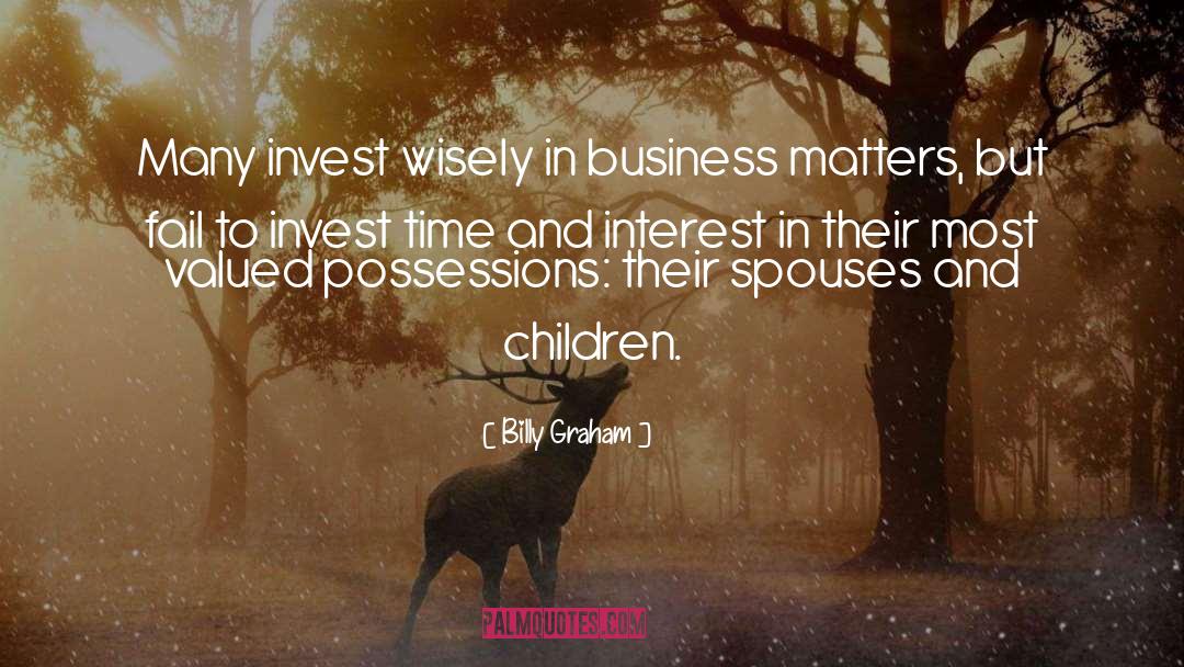Invest In Your Learning quotes by Billy Graham