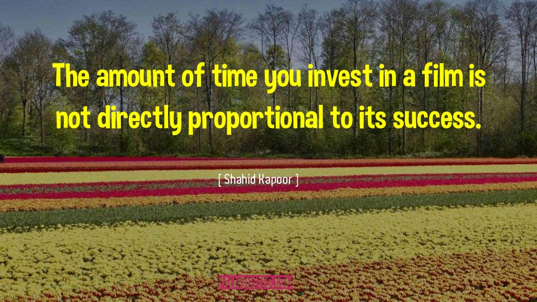 Invest In Your Learning quotes by Shahid Kapoor