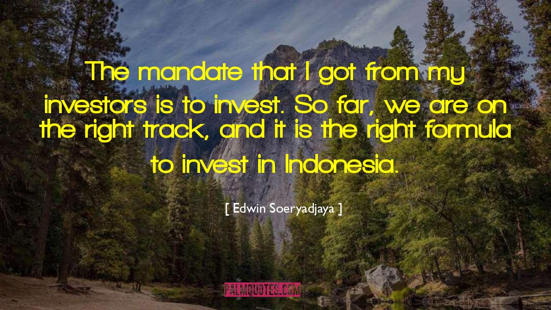 Invest In Your Learning quotes by Edwin Soeryadjaya