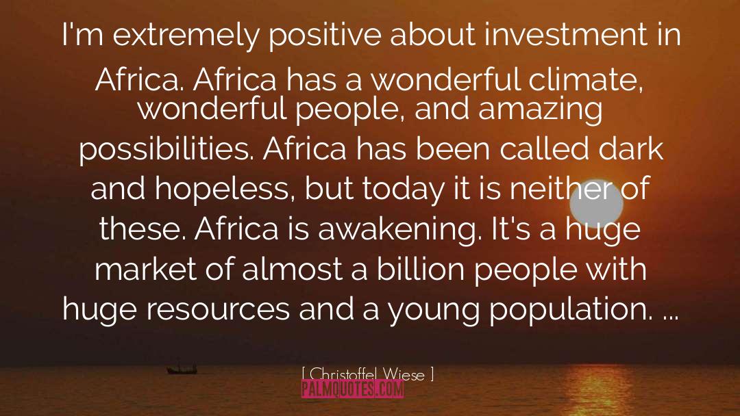 Invest quotes by Christoffel Wiese