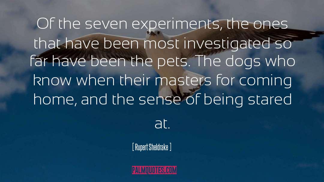 Investigated quotes by Rupert Sheldrake
