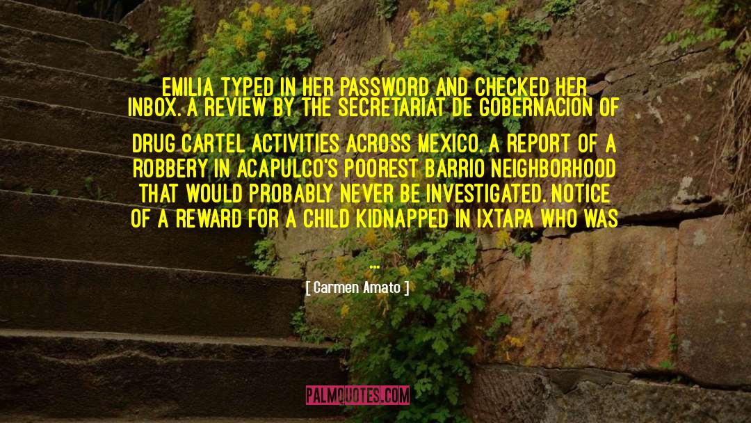 Investigated quotes by Carmen Amato