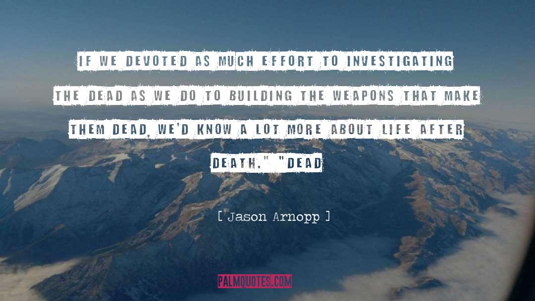 Investigating quotes by Jason Arnopp