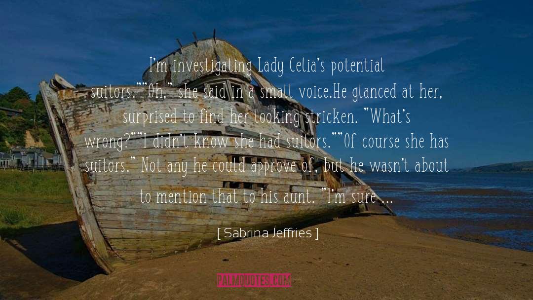 Investigating quotes by Sabrina Jeffries