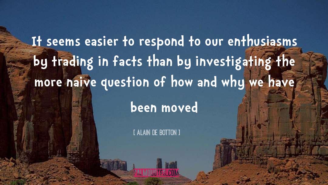 Investigating quotes by Alain De Botton