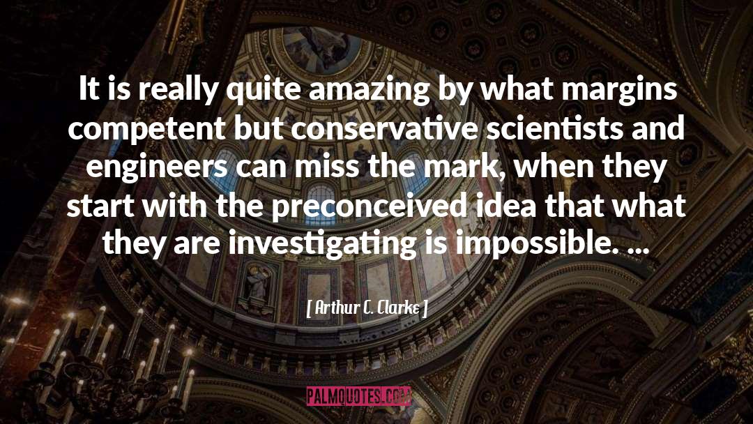 Investigating quotes by Arthur C. Clarke