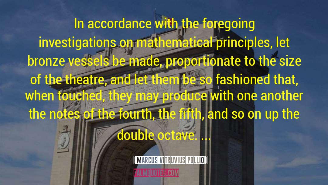 Investigations quotes by Marcus Vitruvius Pollio