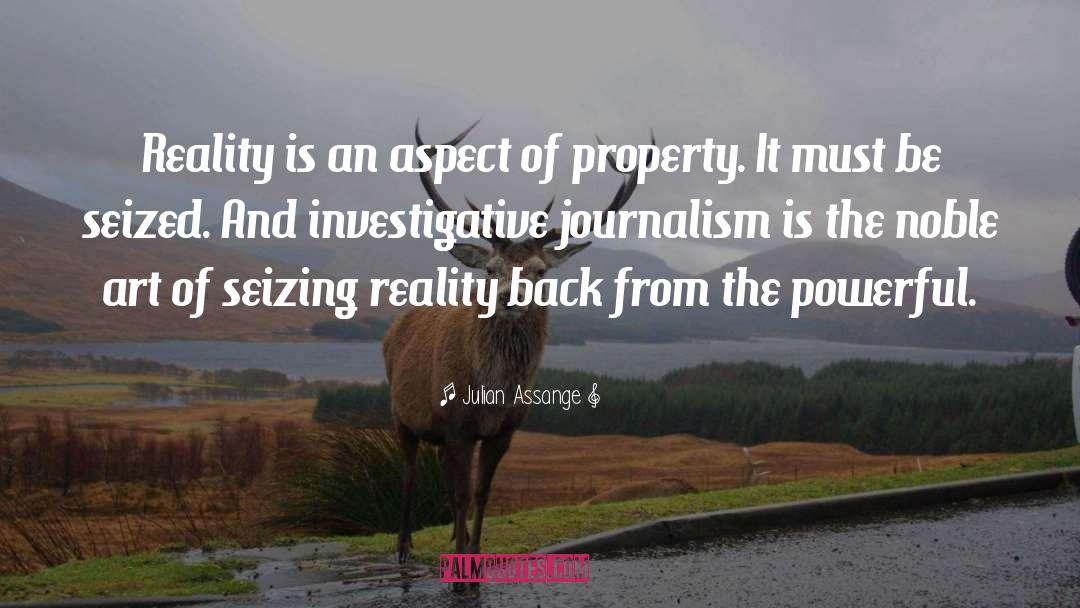 Investigative Journalism quotes by Julian Assange