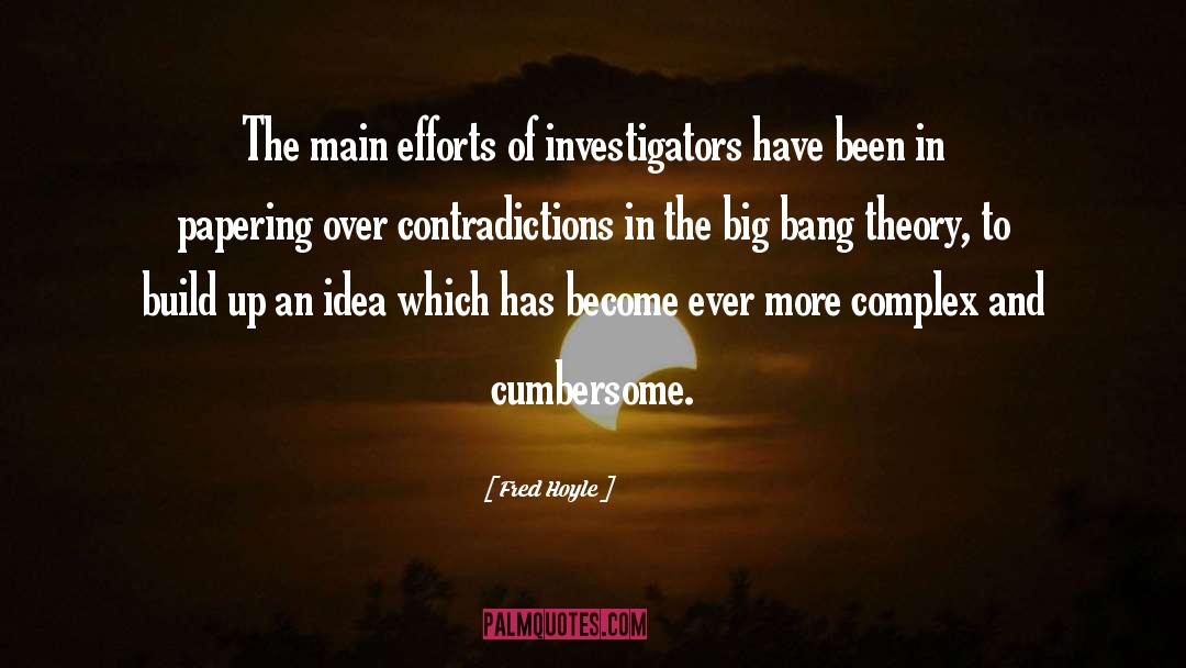 Investigators quotes by Fred Hoyle