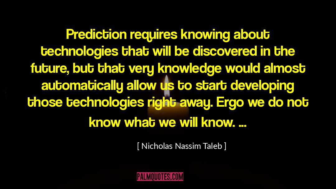 Investing In The Future quotes by Nicholas Nassim Taleb