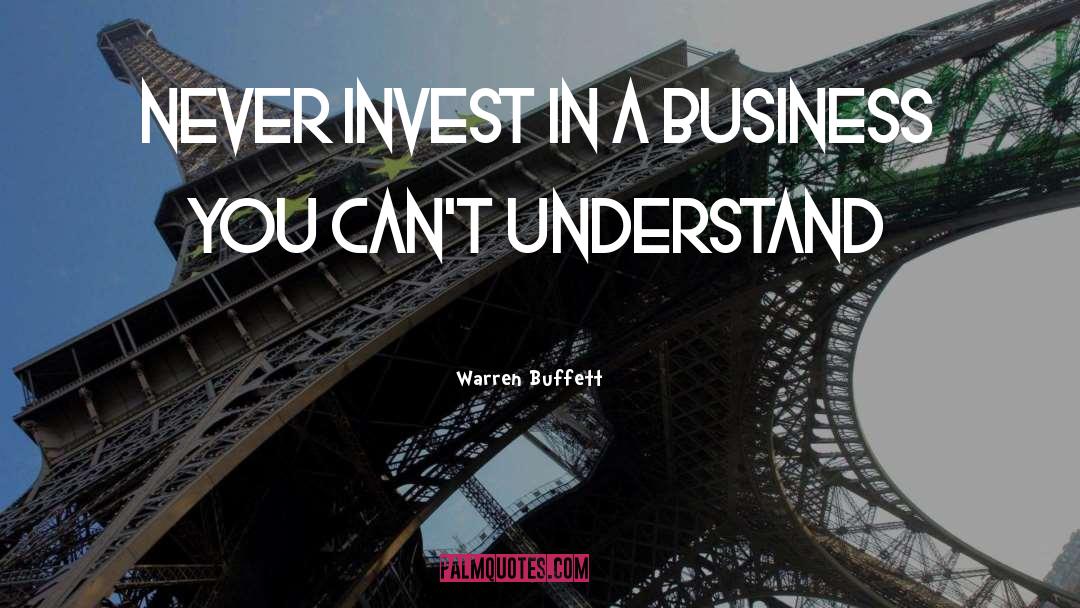 Investing quotes by Warren Buffett