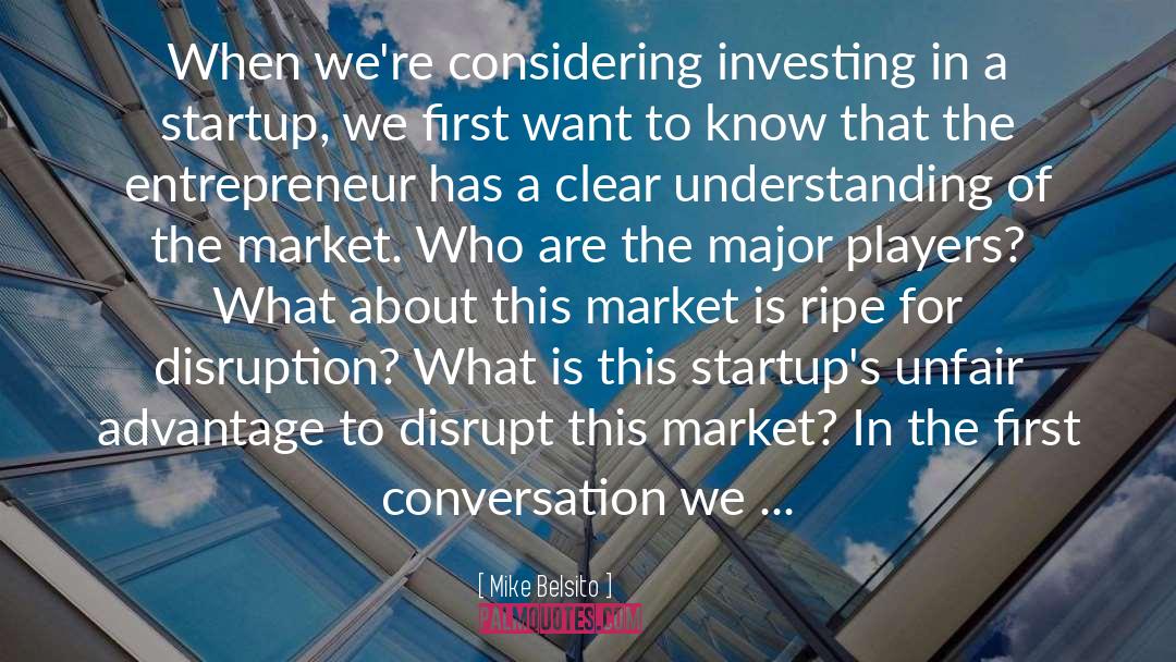 Investing quotes by Mike Belsito