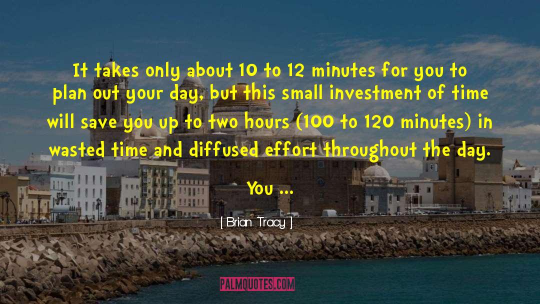 Investment Of Time quotes by Brian Tracy