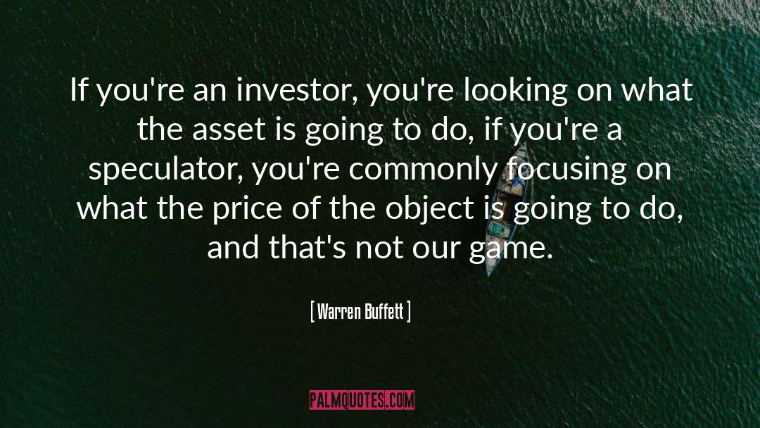 Investor quotes by Warren Buffett