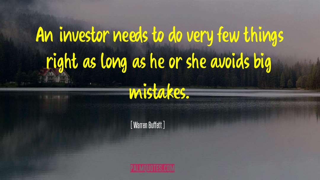 Investor quotes by Warren Buffett